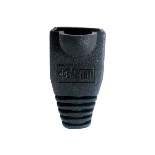 Chiptech, Inc Dba Vertical Cable Vertical Cable, RJ45 PVC Slip On Boots For Cat 5E & Cat 6 - Black - 10 Pack 015-027BK-10 - main